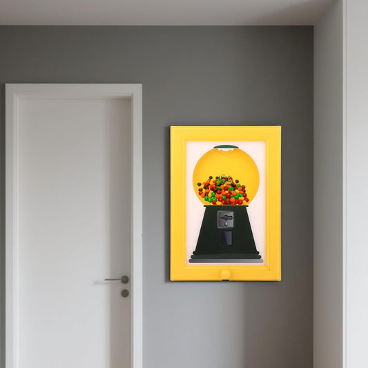 Vintage Candy Dispenser Picture Frame