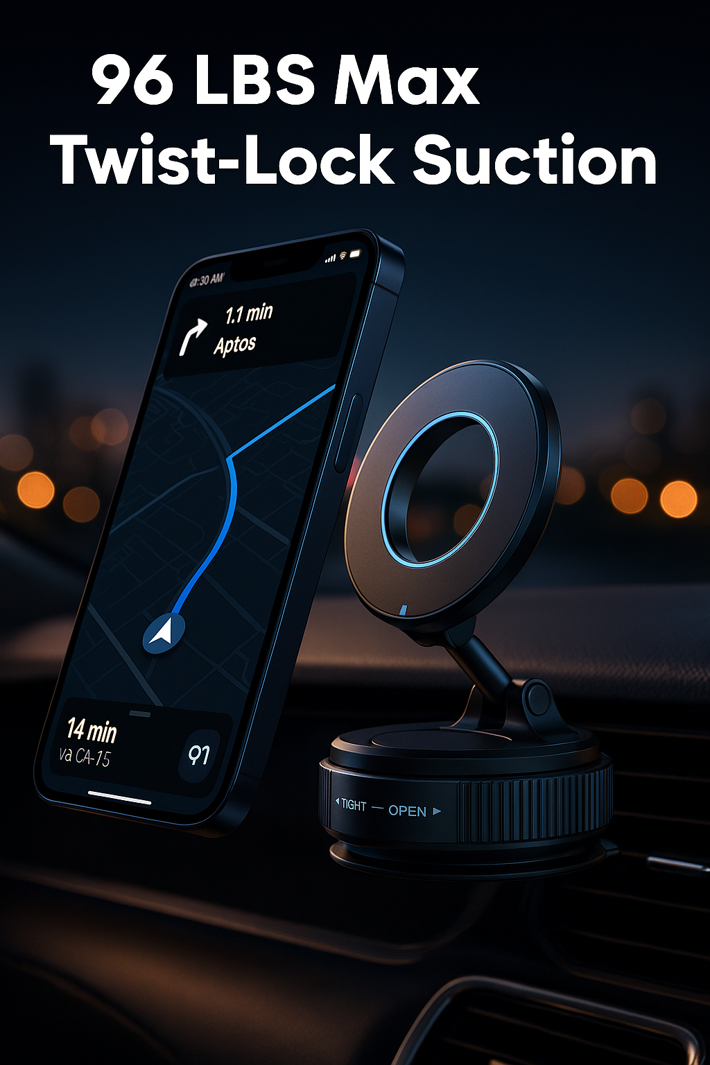 Vacuum Suction Magnetic Bracket